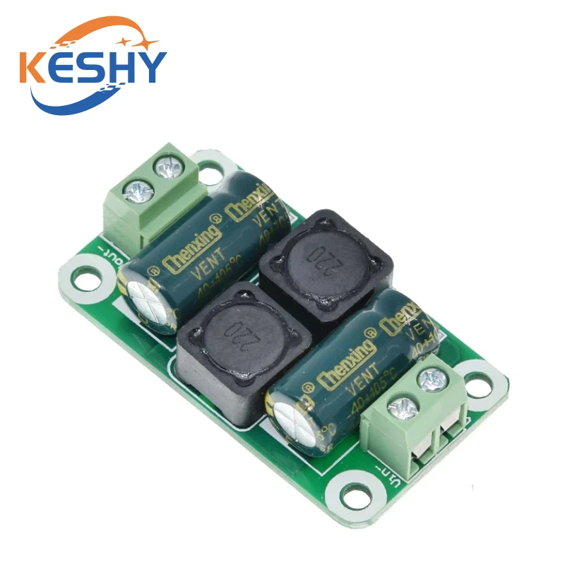 0-50V 4A DC Power Supply Filter Board Class D Power Amplifier Interference Suppression Board Car EMI Industrial Control Panel