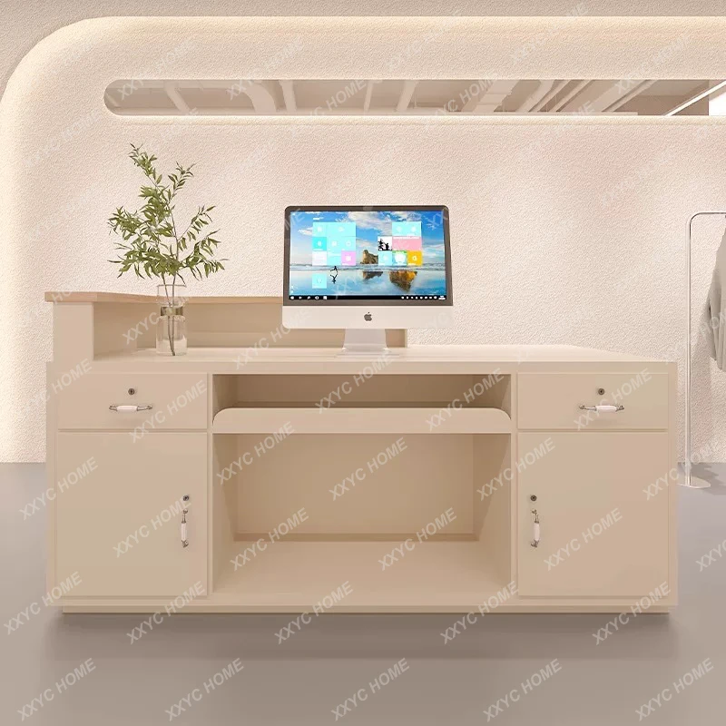 Internet Celebrity Reception Desks Clothing Store Custom Reception Desks