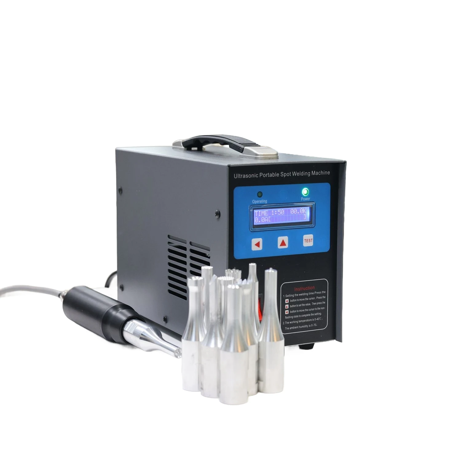 

KXH-2806 Handheld Ultrasonic Spot Welder 28KHz 600W for Non-Woven, Auto Parts, Conveyor Belts & Packaging