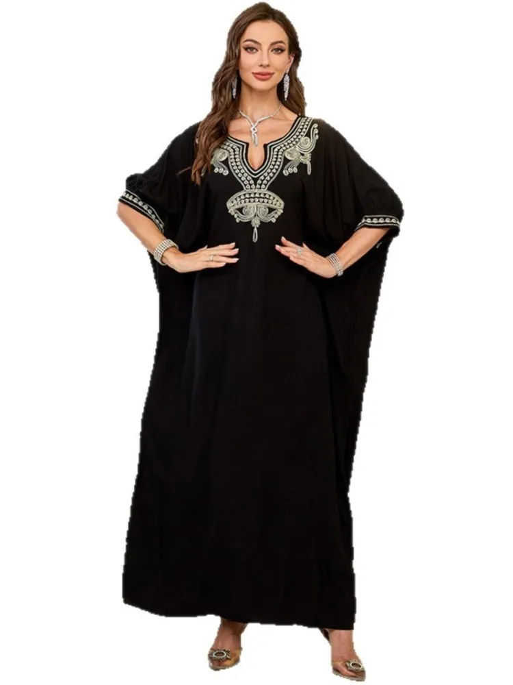 Sommer-Vertuschungen für Damen, Badeanzug, halbe Ärmel, Badeanzug, 2026, neue Stickerei, Strandurlaub, Maxikleider, Vertuschung