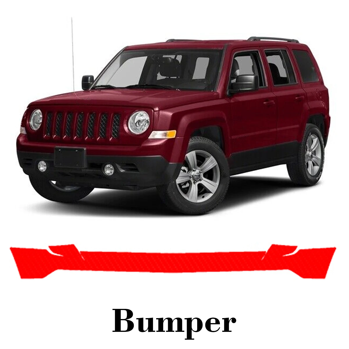 

Car Precut Paint Protection Film Front Bumper Anti-scratch Exterior TPU PPF For Jeep Patriot 2011-2017