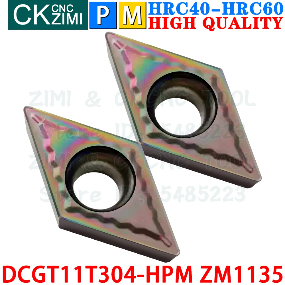 

DCMT11T304-HPM ZM1135 DCMT 11T304 HPM Carbide Insert External Internal Turning Insert Tool DCMT32.51 CNC Metal Lathe Cutter Tool