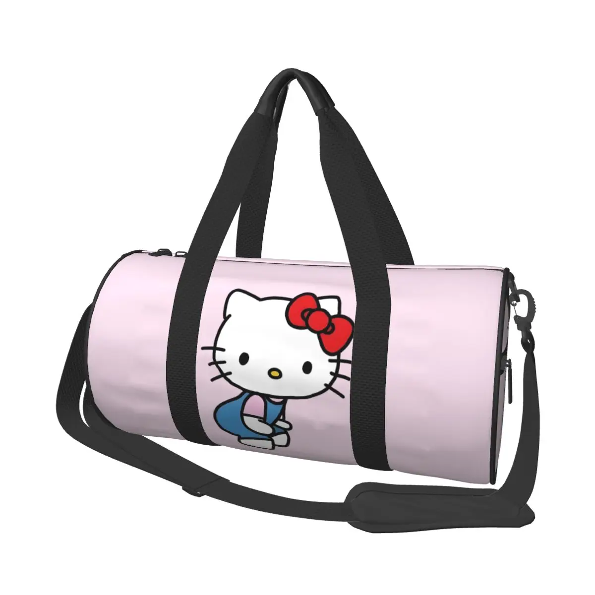 

Пользовательские Hello Kitty продуктовая сумка для покупок женская большая вместительная сумка с персонажем мультфильма тренажерный зал пляжные дорожные сумки