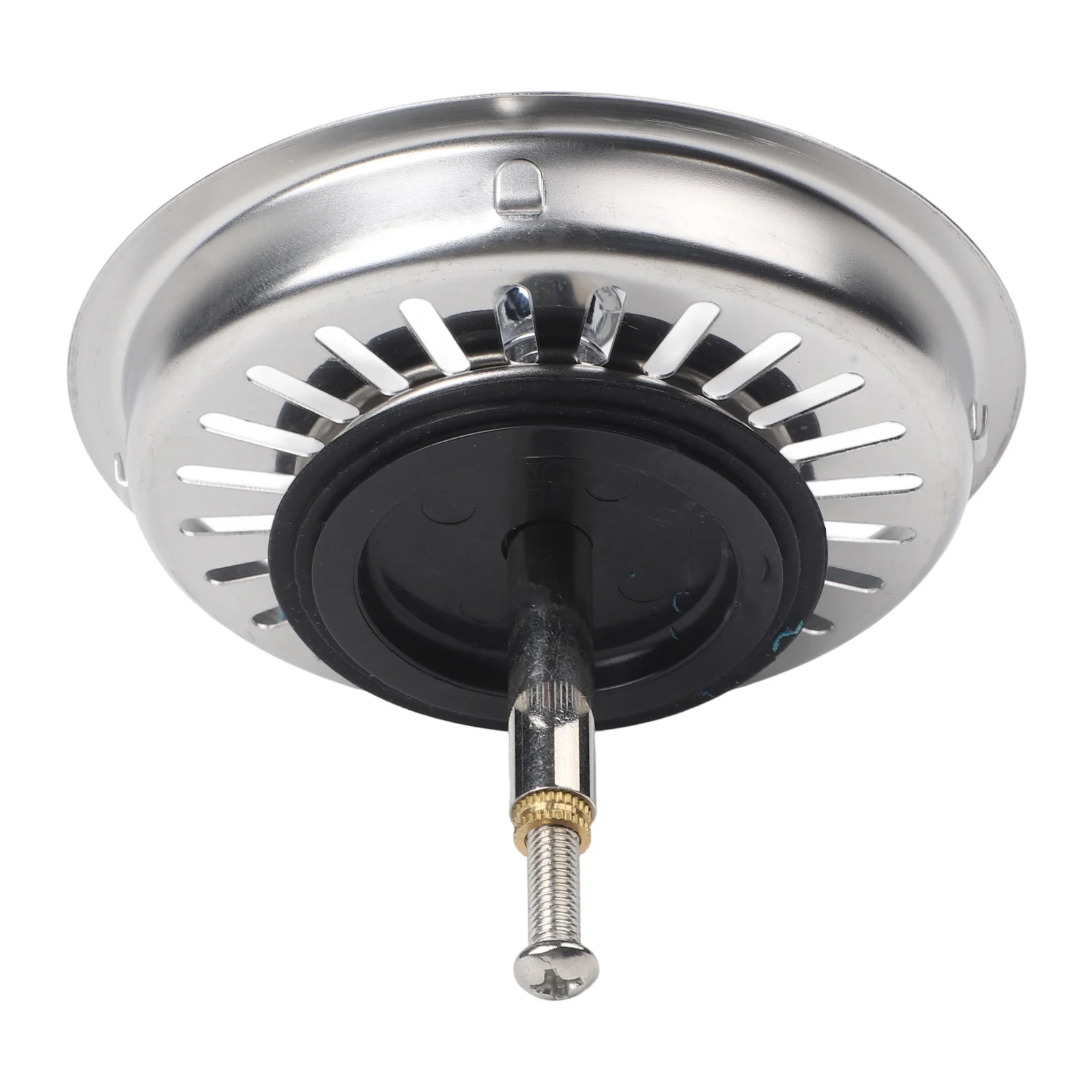 SUS304 Strainer Basket As Shown Stainless Steel Sink Strainer Optimal Water Flow Rubber Gasket Sealing Smooth Shape Filter