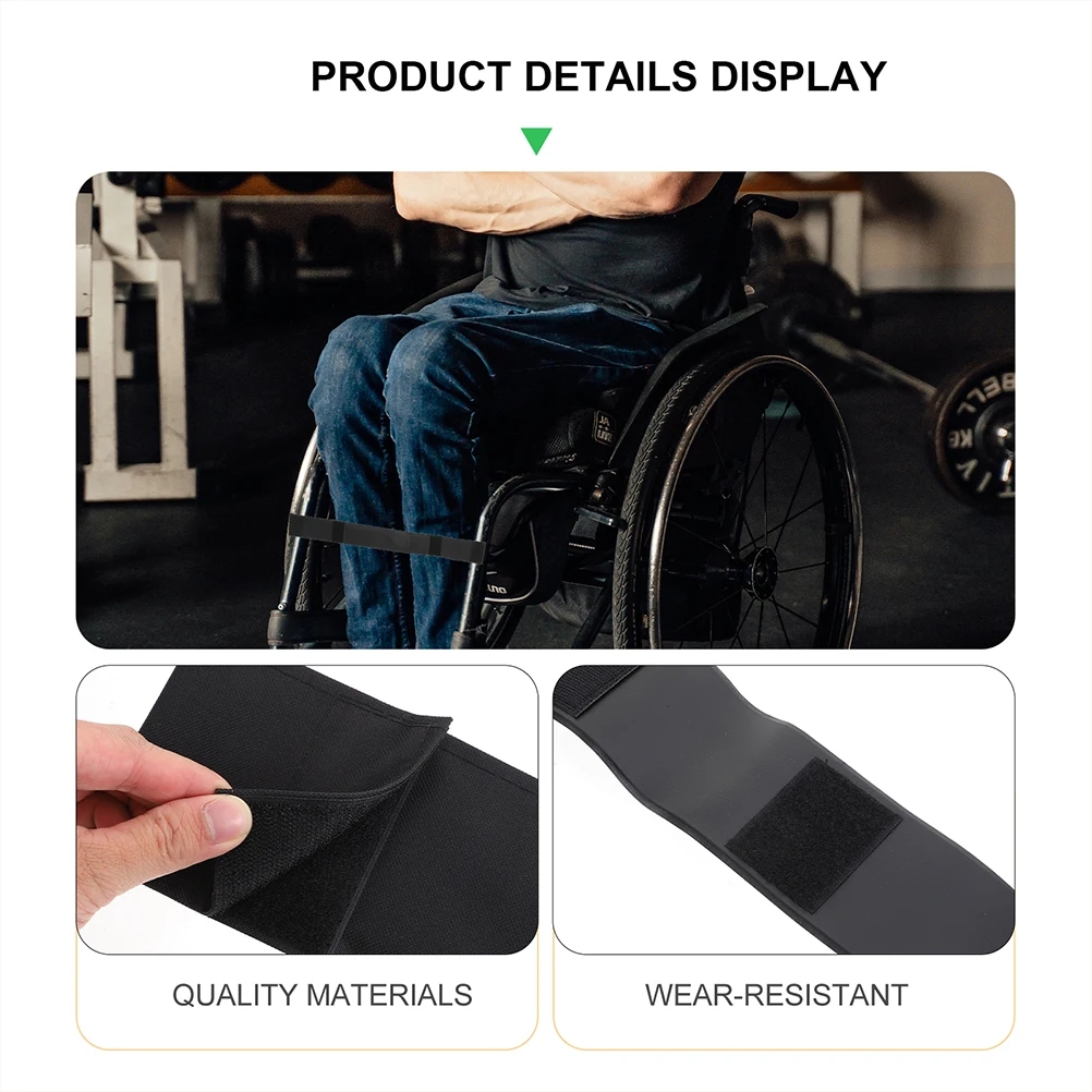 

4pcs Wheelchair Foot Guard Calf Straps Leg Belts Durable Anti Slip Protection Accessories For Elderly Patients