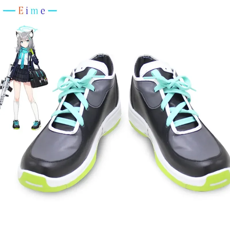 

Sunaokami Shiroko Cosplay Shoes Halloween Carnival Boots PU Shoes Game Blue Archive Accessories Cosplay Props Custom Made