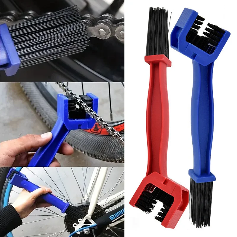 

Portable Chain Cleaner Motorcycle Bicycle Chain Cleaning Gear Brush Mountain Bike Accessories Maintenance Tool Clean Dirt Brush