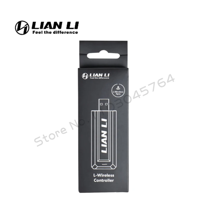 وحدة تحكم Li L-لاسلكية لجميع المنتجات اللاسلكية LIAN LI (كابل Unni Fan/Strimer)، L-Connect 3 SYNC، أسود/أبيض