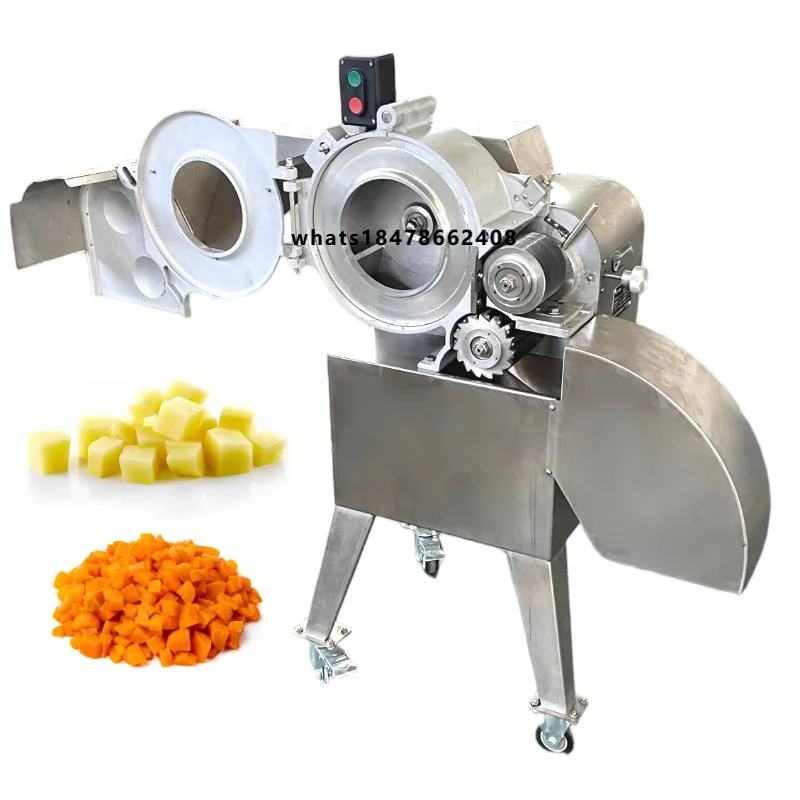 

CHD100 Automatic Vegetable Potato Carrot Onion Tomato Coconut mango Cube Dicer Cutting Machine