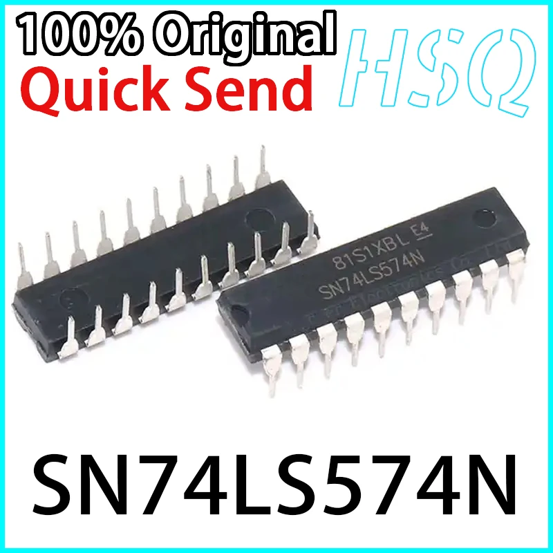 

10PCS New SN74LS574N HD74LS574P DIP-20 Octal Buffered Line Driver