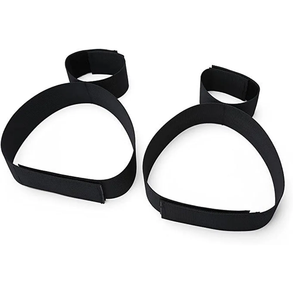 Adjustable BDSM Bondage Restraint Straps Wrist Thigh Cuffs Soft Elastic Nylon Adult Erotic Toys for Couple Fetish Kink Play Game