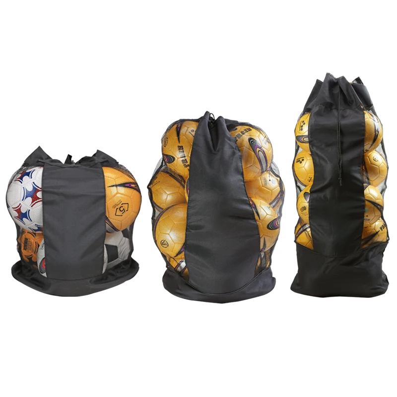 Single shoulder ball bag Large capacity soccer basketball volleyball bag Single shoulder net bag storage bag Large ball bag