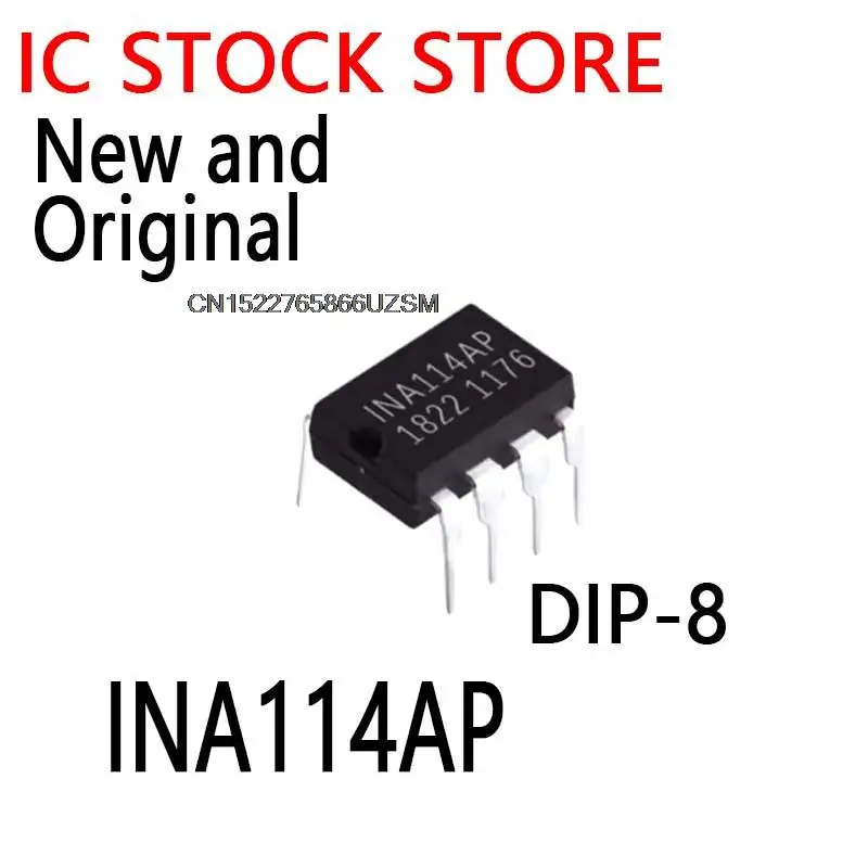 2PCS New and Original  DIP-8 INA114  IC  INA114P  INA114AP