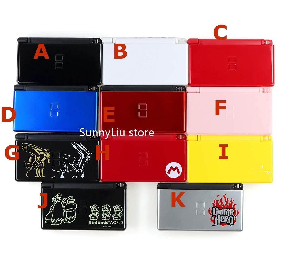 1set Colorful Repair Parts Replacement Full Housing Shell Cover Case Kit for Nintendo DS Lite NDSL console