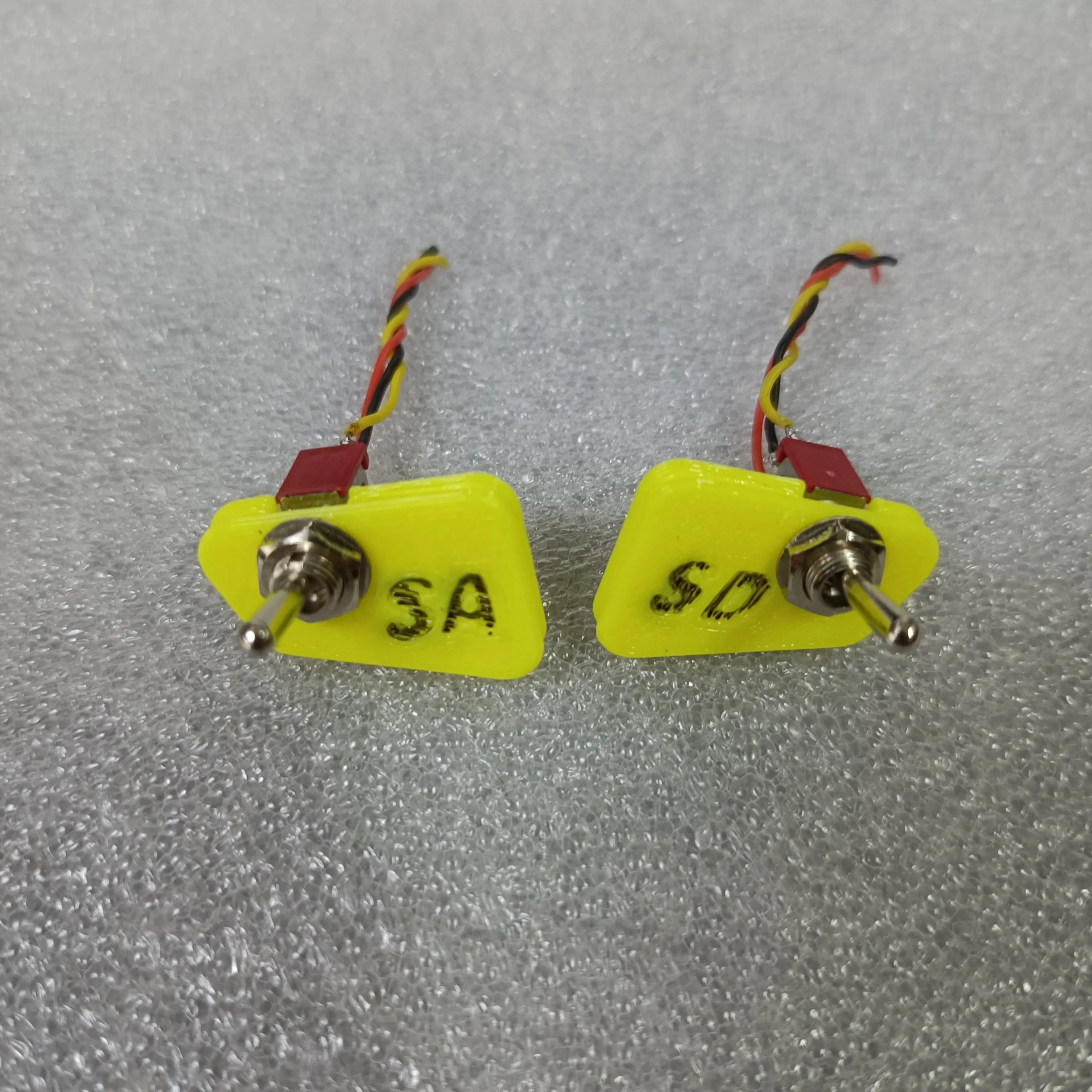 1Pair For RadioMaster Pocket RC Modified Toggle Switch Kit Button to Lever SA/SD On-Off Adapter Remote Controller Switcher Part