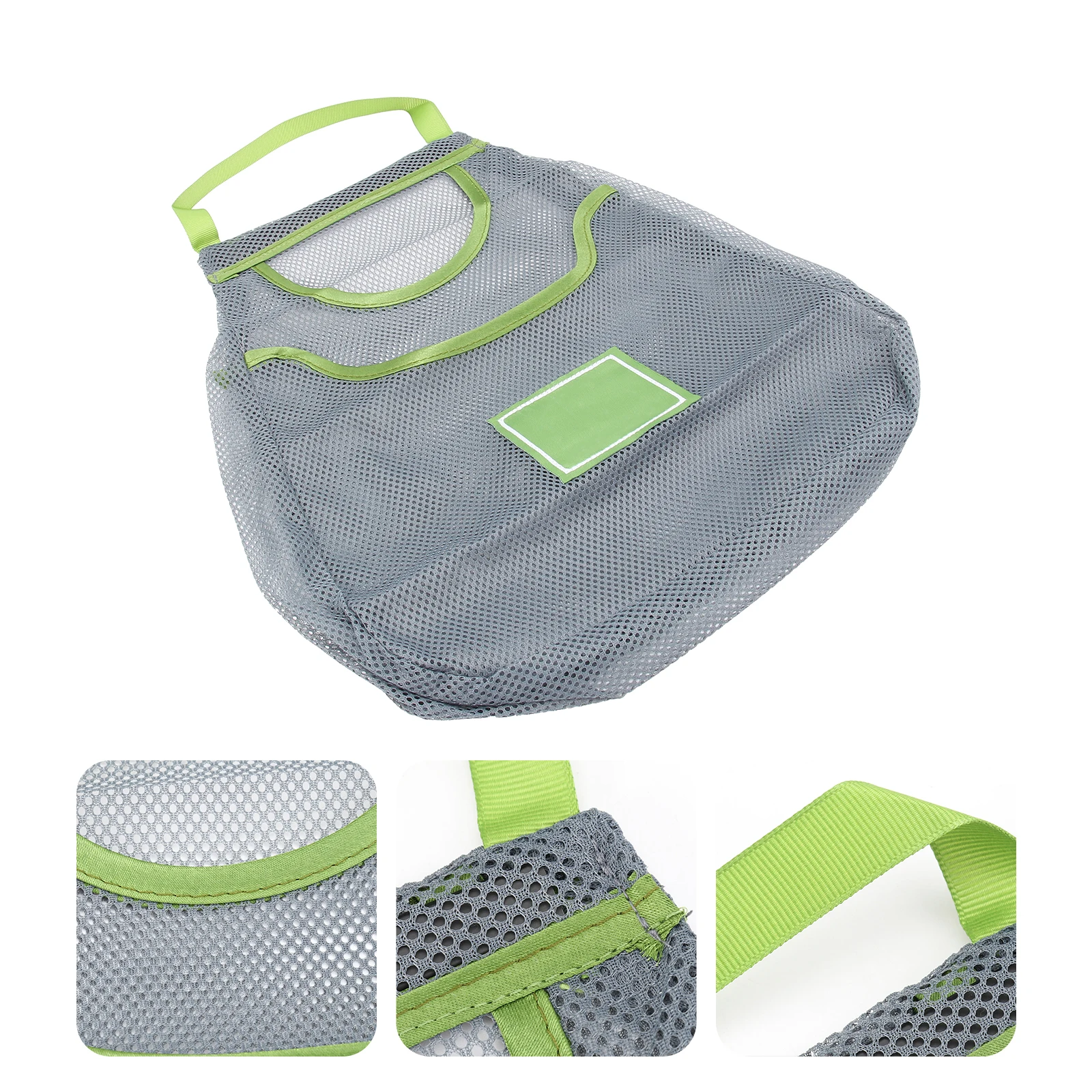 

Multifunctional Mesh Storage Bag Portable Foldable Lightweight Polyester Tote Ventilated Easy Clean Retro Design Large