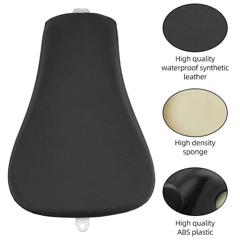 Motorcycle Black Front Driver Rider Solo Seat Cushion For Harley Sportster XL 72 48 1200 Iron 883 XL1200X 2010-2015 Accessories