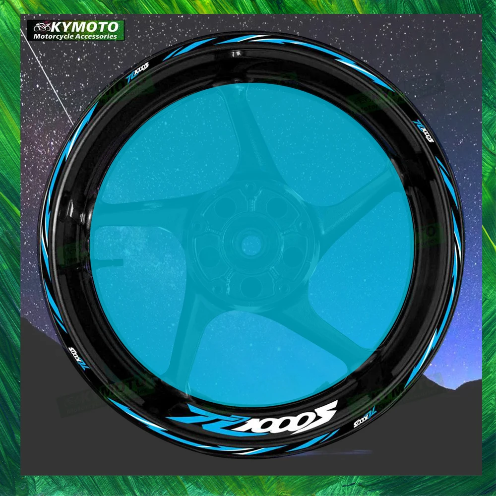 

For TL1000S TL 1000S reflective motorcycle accessories stickers 17 inch front and rear rim decals off-road fairing decoration