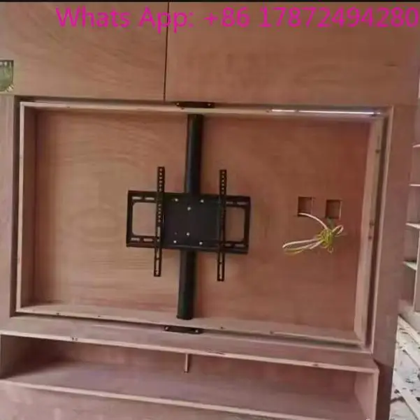 LCD TV rotating frame 360 degree partition wall rotating hidden wire without winding enhanced version