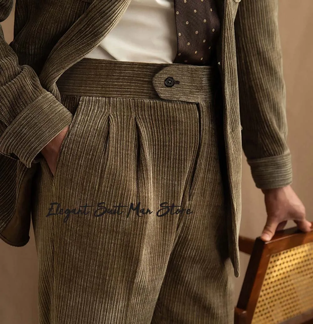 (بدلة سترة + بدلة السراويل) الأعمال الرجعية عارضة سروال قصير الرجال دعوى مجموعة سروال قصير معطف سروال قصير مستقيم الساق السراويل