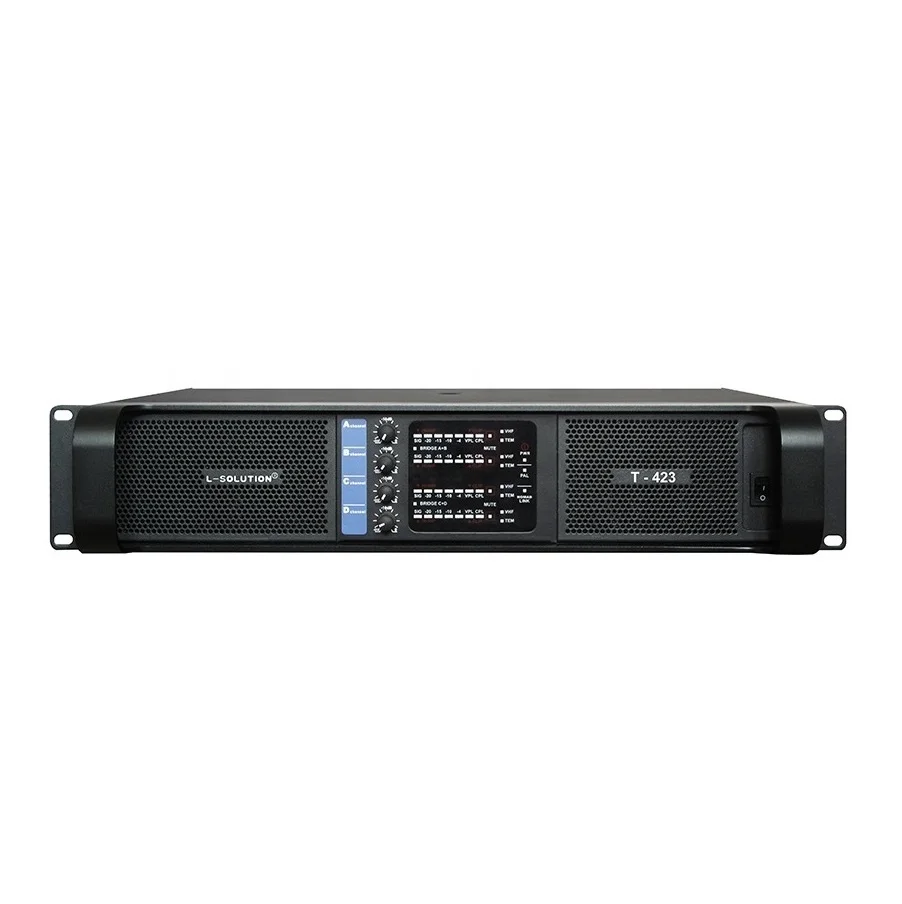 2pcs Power Amplifier Audio Professional Class T Series Power Amplifier Digital Power Amplifier