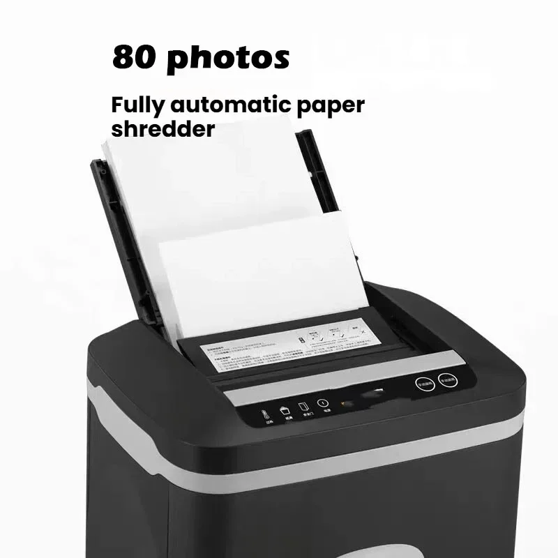 Auto‑Feed Paper Shredder Implement Desktop Office Document Shredding Equipment for Paper‑Document‑Crushing‑Processing‑Tasks