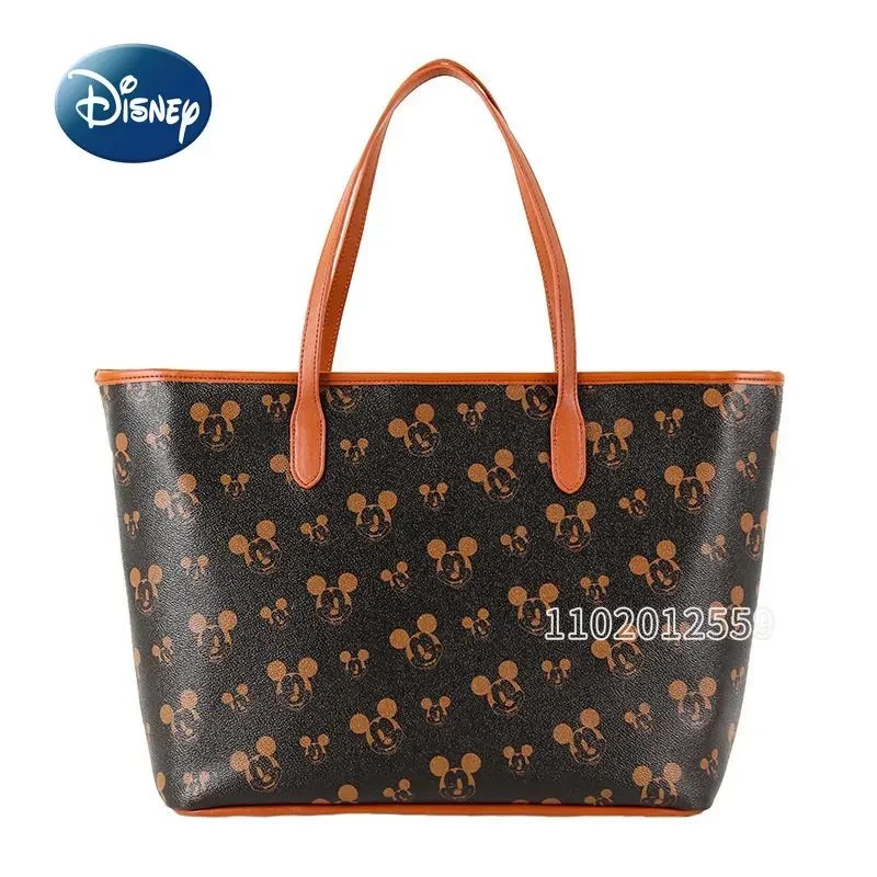 Disney Mickey Original New Women\'s Handbag Luxury Brand Women\'s Shoulder Bag 2-Piece Cartoon Fashion Women\'s Bag Large Capacity