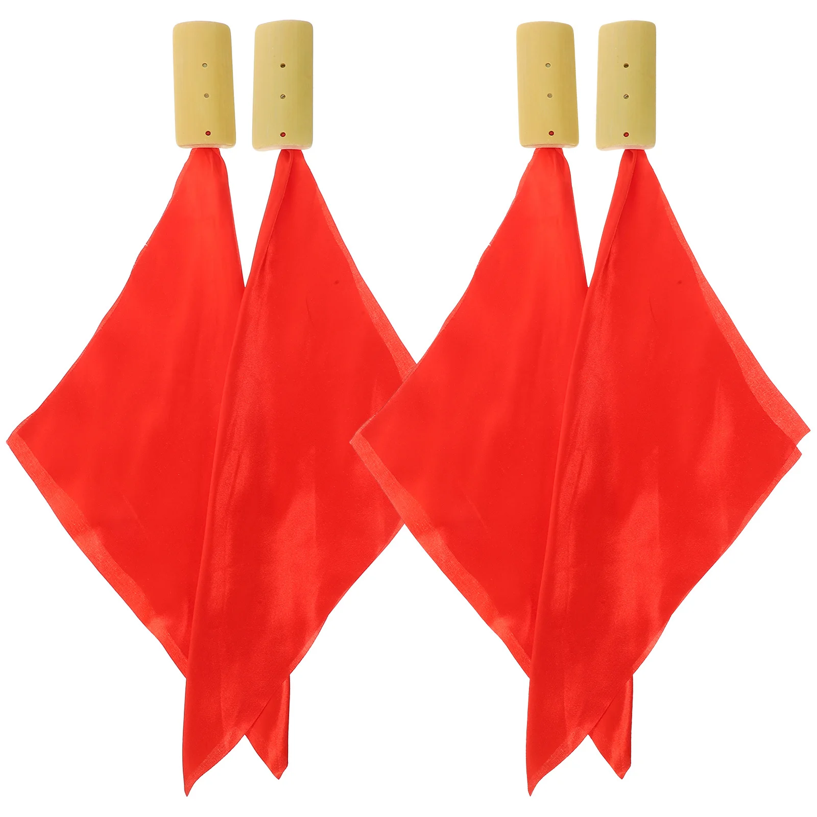 

1 set 1 Set Red Silk Kuaiban Chinese Traditional Instrument For Beginners Percussion Clapper Musical Education Practice