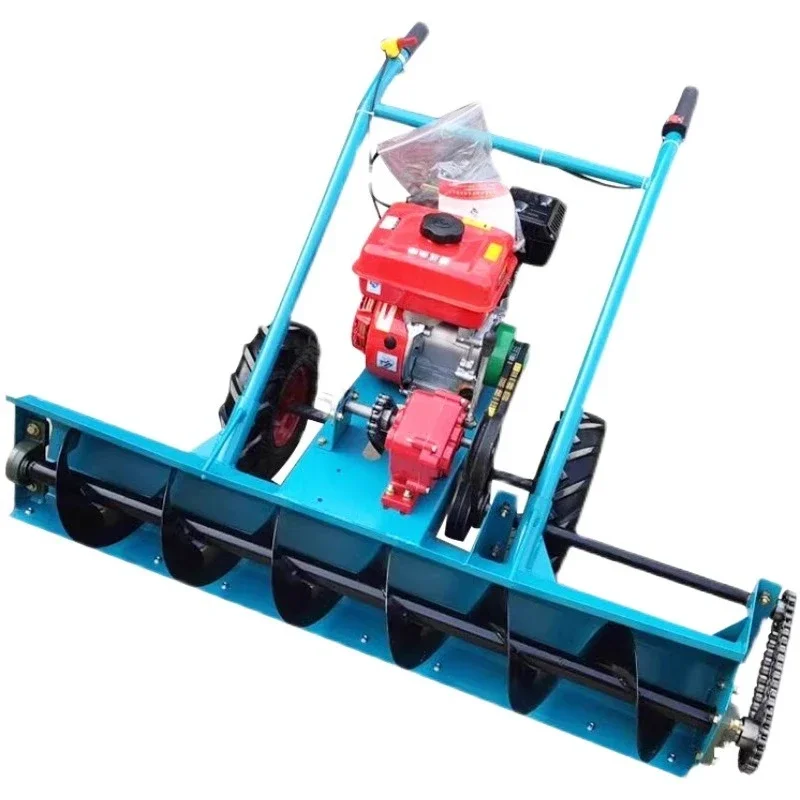Small multi-functional snow hoeing equipment, hand push plow to shovel Self-propelled snow plow