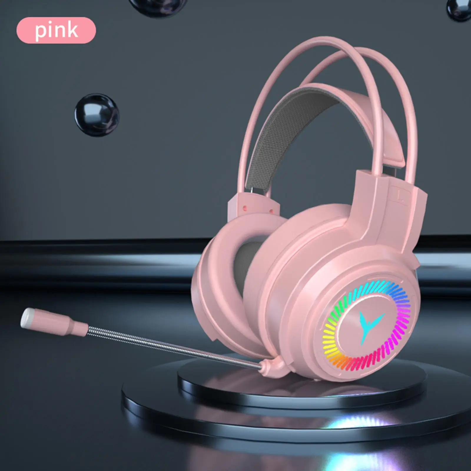 Auriculares para juegos de 3,5 mm con luz LED, sonido envolvente estéreo 4D, juegos G58