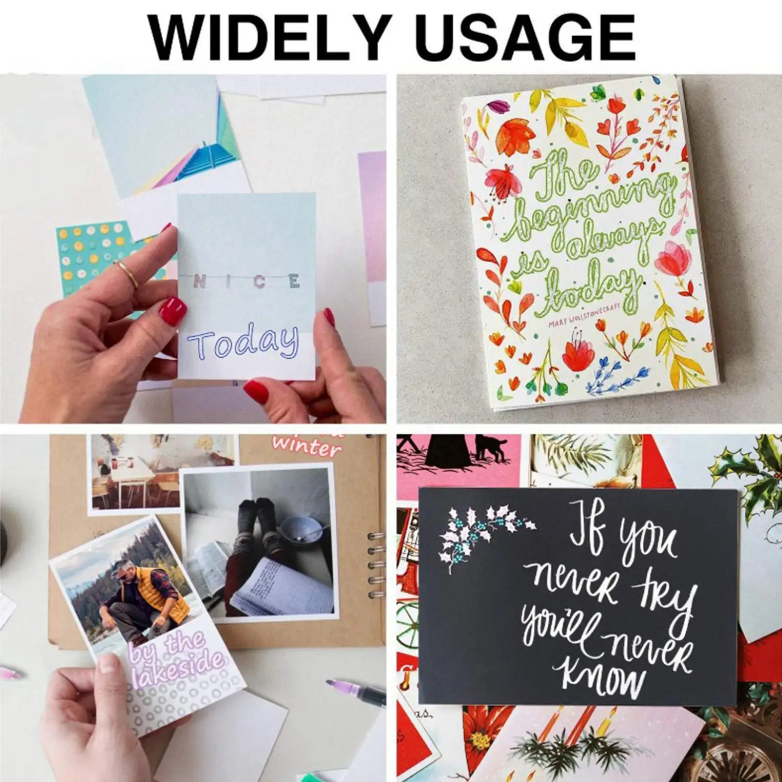 

12 Color Card Writing Drawing Double Line Outline Pen Highlighter Marker Pen