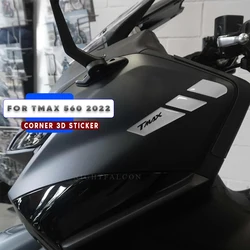 corner guard Sticker 3D Tank pad Stickers Oil Gas Protector Cover Decoration For yamaha tmax 560 2022