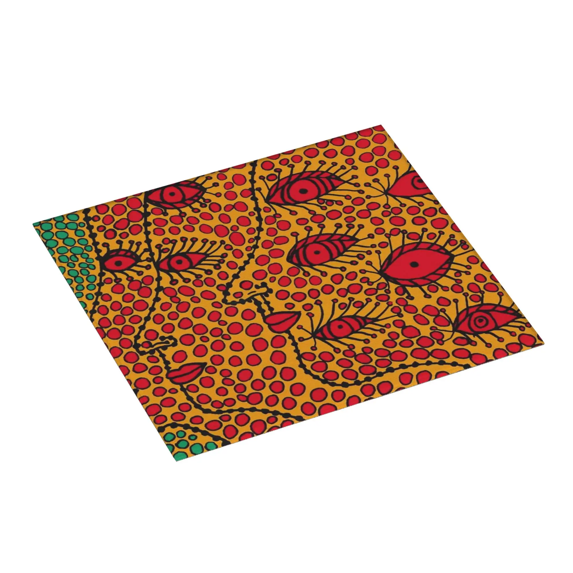 Drying Mat For Kitchen Yayoi Kusama Water Absorbent Waterproof Reusable Eyes The Soul On Slip Kitchen Counter Protector Mat