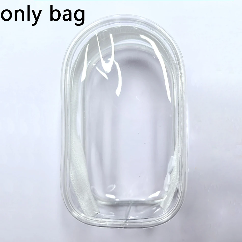 For Mini Labubu Pin For Love V4 Transparent Colorful Protector Case Doll Accessories Plush Doll Display Bag Outdoor Keychain Toy