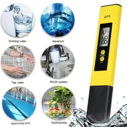 PH Meter 0.01 High Precision for Water Quality Tester with 0 14 Measurement Range Suitable Aquarium Swimming Pool