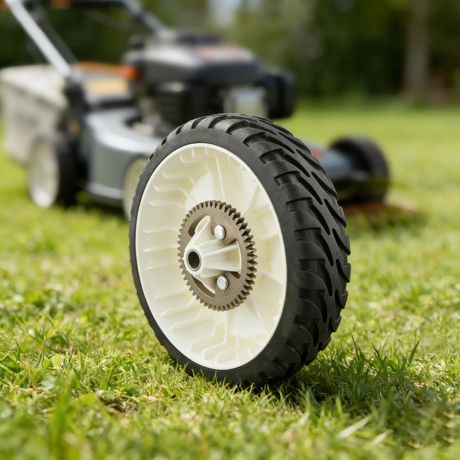 Rear Drive Wheel for Toro 22 Inch Lawn Mowers 8 Inch Diameter with 52 Teeth Gear Fits Model Range 20332 to 21764