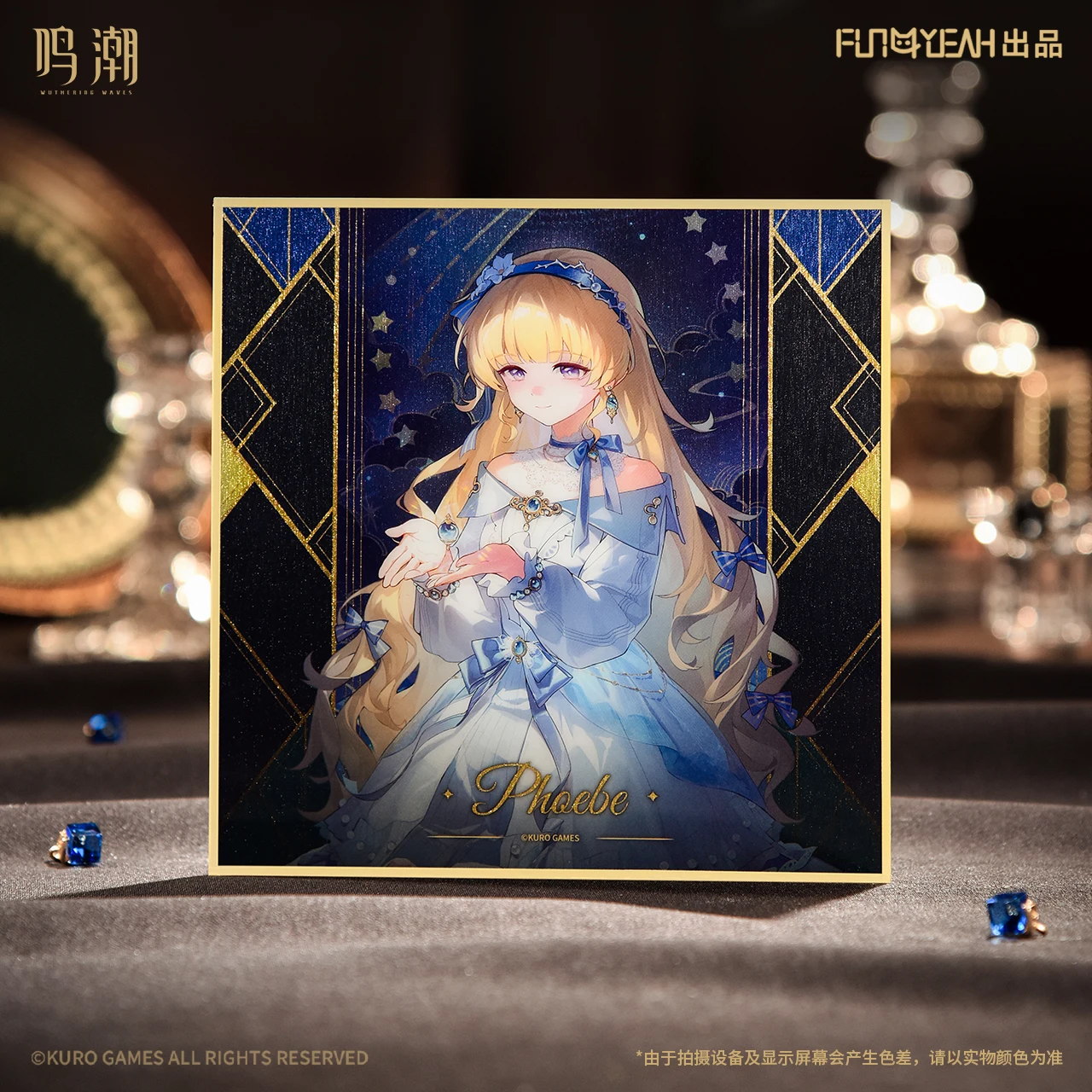 الرسمية كارلوتا فيبي برانت روفر ورقة ملونة Kurogame Wuthering Waves تأثيري حلي أنيمي الكرتون ACGN هدية الهالوين