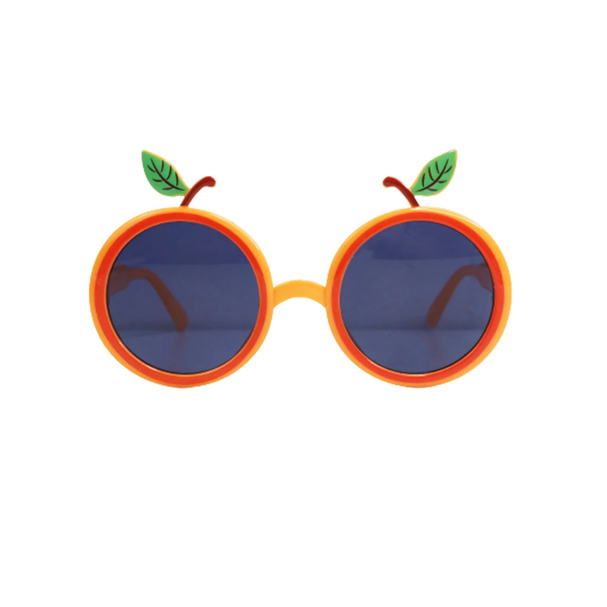 Gafas con forma de naranja para piezas, lentes coloridas y divertidas de estilo playero Hawaiano, suministros para fiesta de cumpleaños, 1 unidad