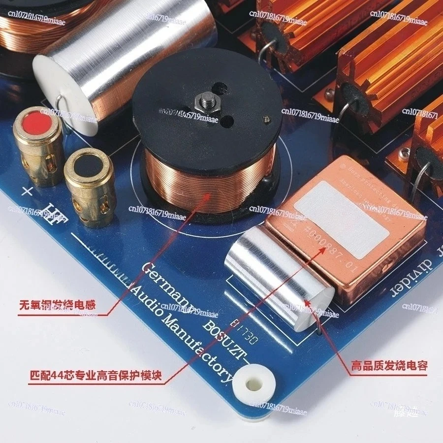 Speaker Crossover, Two-way Three-way Band Treble Protection 12-15 Inch High-power Audio