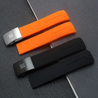 20MM 21MM Silicone watch strap For Tissot 1853 Tengzhi T-Touch original T013 Rubber watch band T047T081T33 wristband