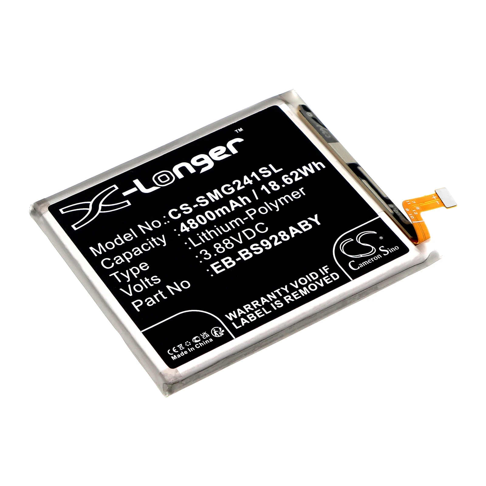 3.88V 4800mAh Battery EB-BS928ABY for Samsung Galaxy S24 Ultra, SM-S928J, SM-S928Q, S928D, S928B, S9280,S928N,S928W,S928U,S928T