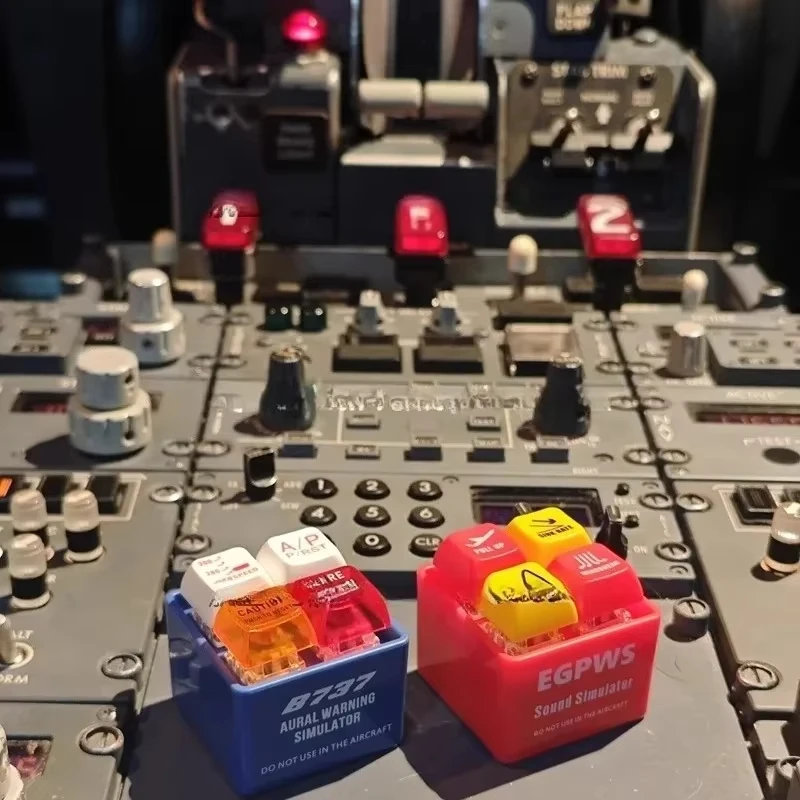 New Warning Simulator For Pilot's Refreshing and Stress Relieving Keychain Device EGPWS Boeing 7 37 Warning Sound Simulator