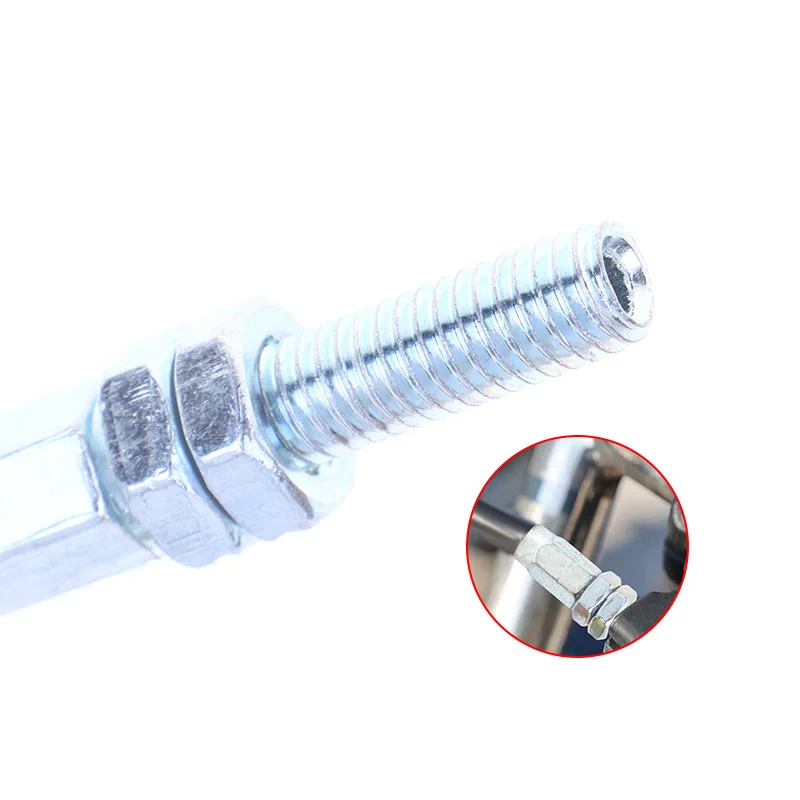 10Pcs Motorbike Throttle Cable Parts M6 Hollow Screw Throttle Cable Kart Throttle For Agricultural Machinery M6 Screws