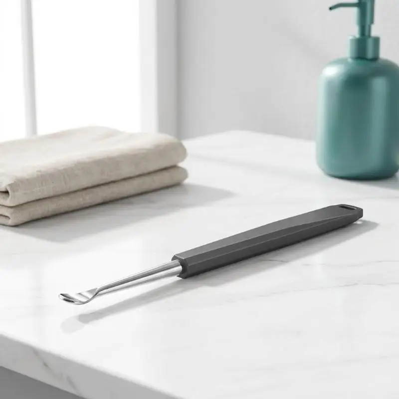Stainless Steel Ear Pick With Polished Smooth Tip Non Slip Handle For Daily Ear Care Home Travel