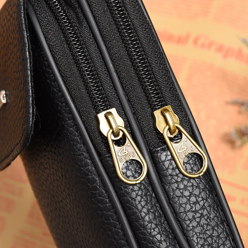 New Fashionable Men's Waist Bag: Simple and Casual, Large-capacity Wallet, Durable and Portable, Outdoor Mobile Phone Waist Bag