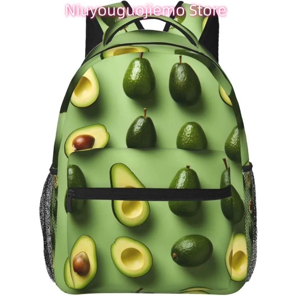 

Avocado Prints Lightweight Laptop Backpack Lightweight Multipurpose Travel Casual Daypack Unisex College Backapcks for Men Women