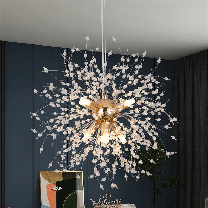 

Modern Dandelion G9 Chandelier Lamps For Living Room Dining Room Pendant Lamp Lustres Fixture Art Luminaire Home Decoration