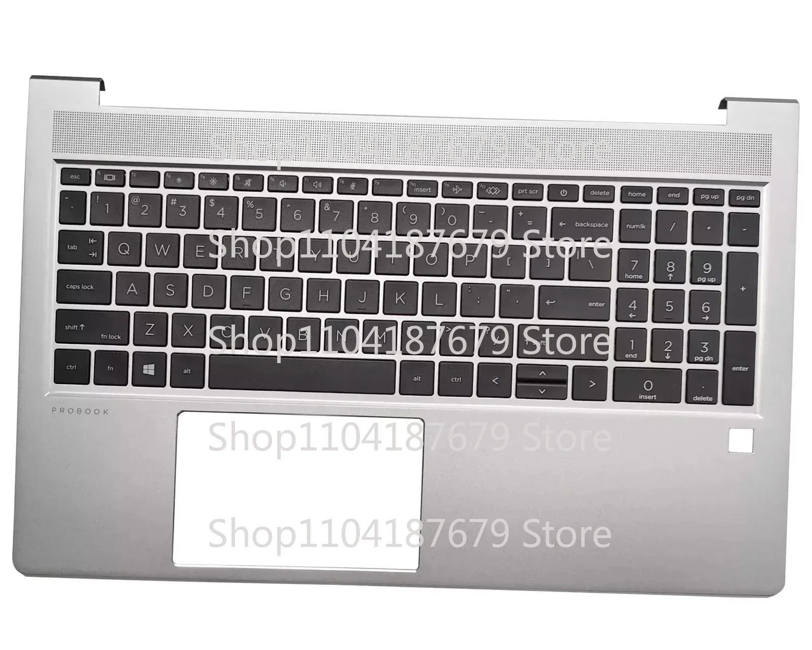 

1pcs For HP Probook 450 455 G10 Top Palmrest Case US Backlit Keyboard N43874-001