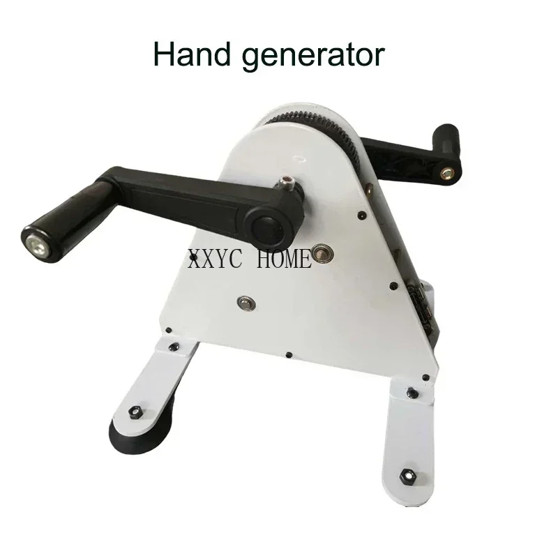 100W Foot-Operated Generator Portable Pedal Generator Rehabilitation Training Device Spinning Bike Dual USB Output Fitness Geare