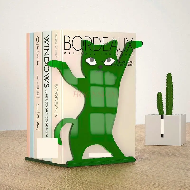 1pcs Acrylic Book Stand Customization Creative L-shaped Reading Stand Student Book Fixed Board Desktop Storage Display Stand